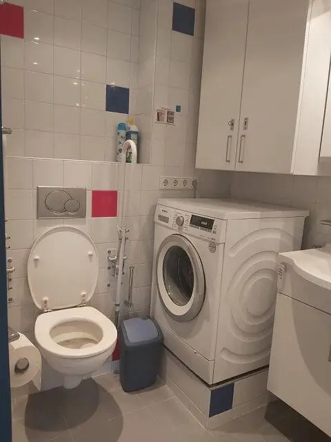 Badkamer vakantiehuis Bos en Duin 32 in Oostkapelle , Zeeland
