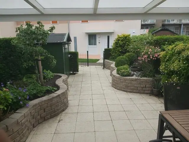 Achtertuin vakantiewoning voor minder validen Bos en Duin 32 in Oostkapelle , Zeeland